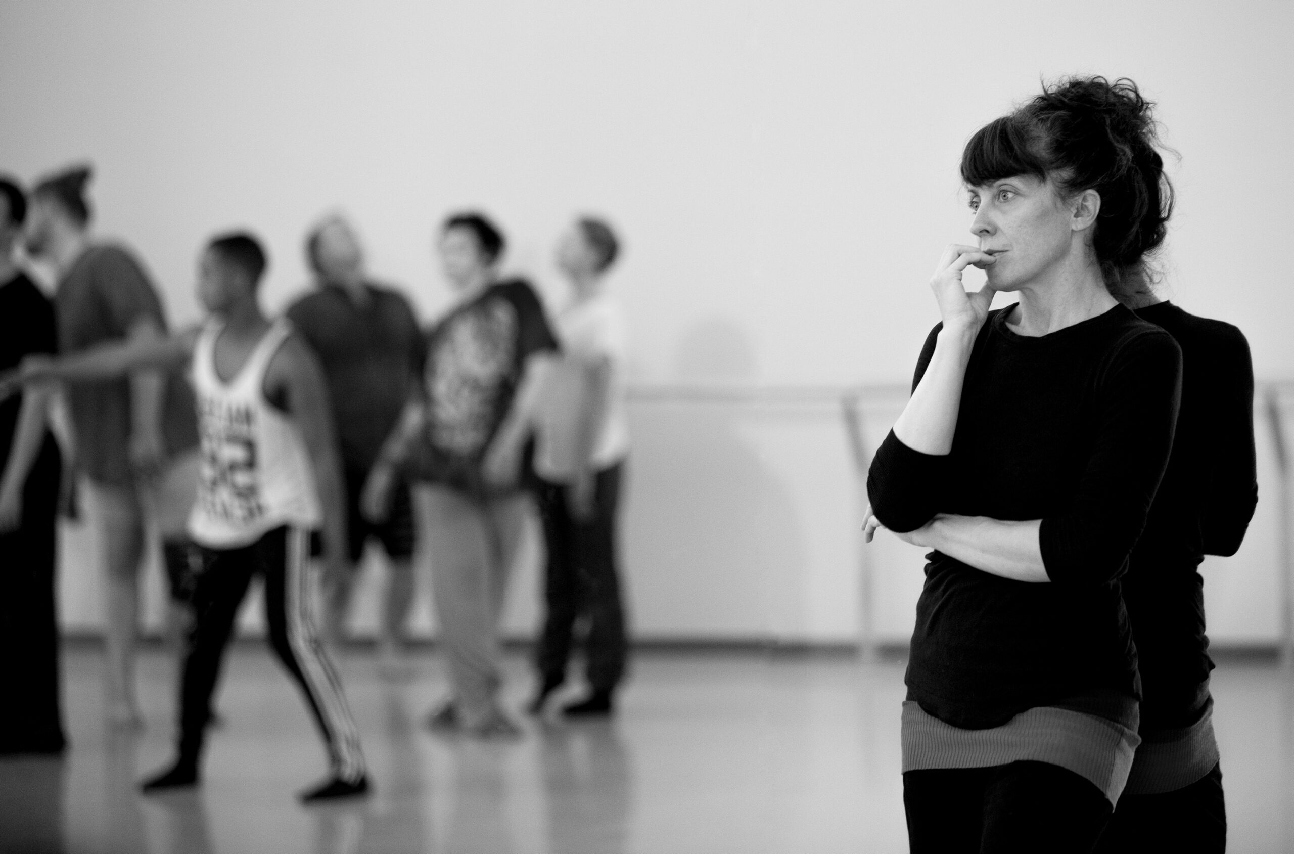 Lucy Rupert in rehearsal for 8 minutes and 17 seconds